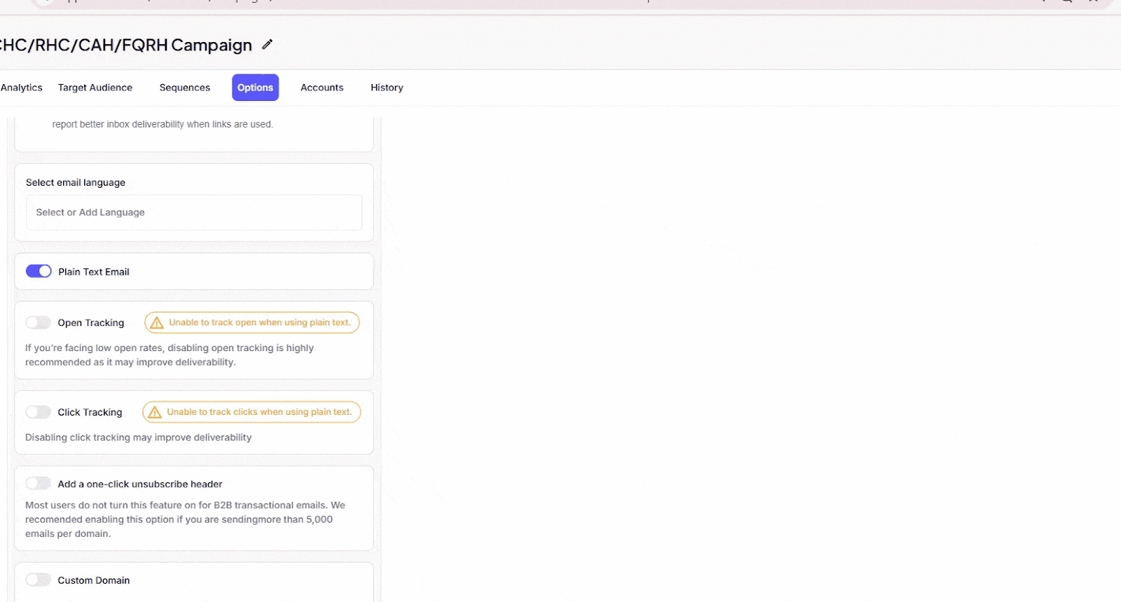Secure Open Click Why Open & Click Tracking Disabled?